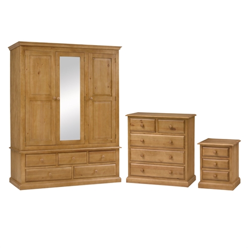 Triple Wardrobe Bedroom Set 240.019