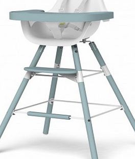 Evolu transforming high chair - white/jade `One