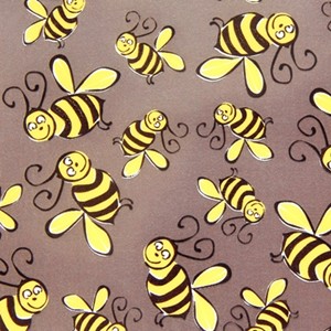 Bees chocolate transfer sheets x2