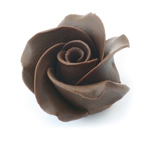 Dark chocolate roses - Single Dark Chocolate Rose