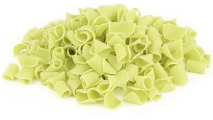 Green chocolate curls - Medium 250g bag