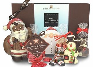 Santa, Christmas chocolate hamper