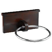 Dark wood Towel Ring