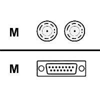 - Network cable - DB-15 (M) - BNC (M) - 5 m