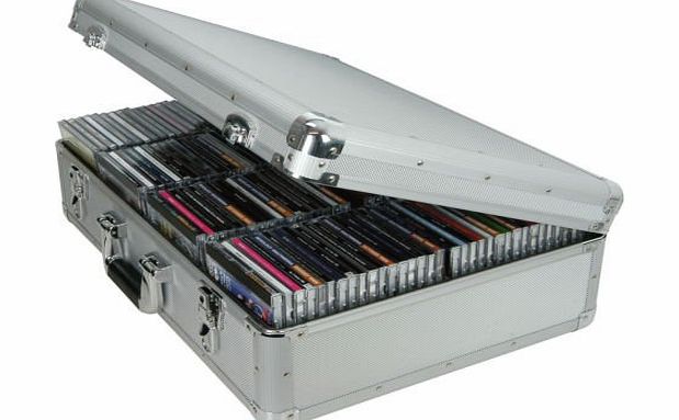 Citronic 127.066 Aluminium Cd Flight Case Holds 120 Cds In Jewel Cases