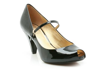 Belle Flower Black Patent