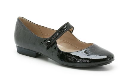 Henderson Fizz Black Patent/Croc