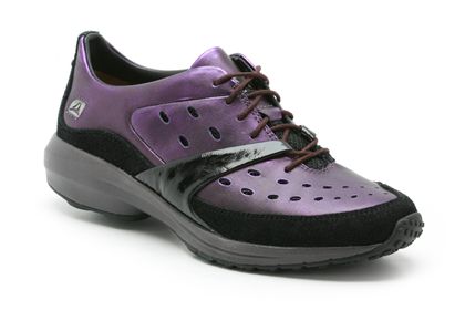 Jave Lace Purple Leather