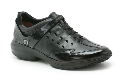 Jave Slip Black Leather