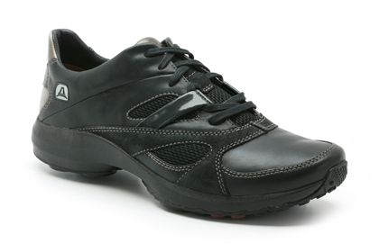 Plato Lace Black Leather