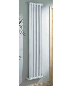 V Line 2 Column White Radiator 1240 Watt