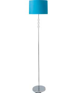 Ball Teal Floor Lamp