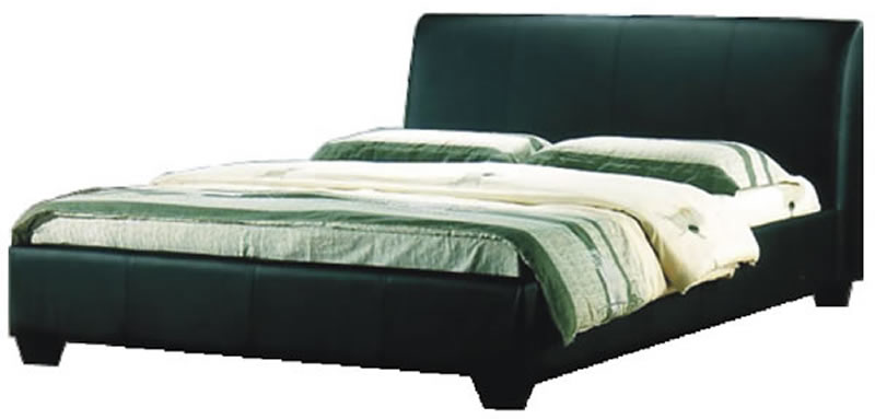 Valencia Faux Leather Bedstead, Single,