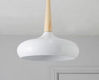 Colours Tuara White Pendant Ceiling Light