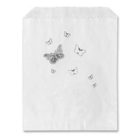 Confetti Butterfly cake bags pk 25