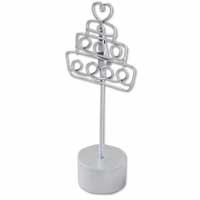 Confetti Cake shaped single place card holder