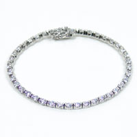 Confetti Cubic zirconia bracelet - small crystals