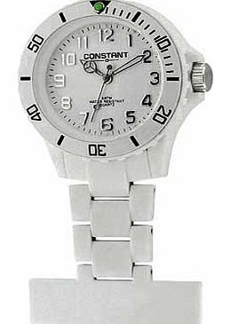 White Sports Nurses Fob Watch