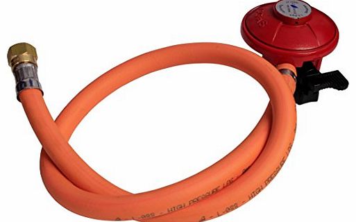 NEW PROPANE GAS REGULATOR HOSE & CLIP FOR BBQ CAMPING