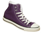 All Star Hi Dark Purple Canvas Trainers