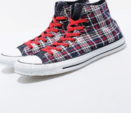 Converse All Star Hi Plaid