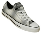 All Star Ox Grey Plaid Canvas Trainers