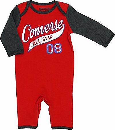 All Star Playsuit - Fire Brick - 6-9 Months / 65-70 cm