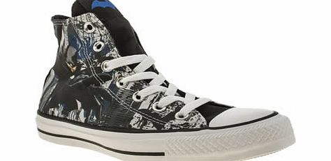 Black  Grey All Star Batman Hi Trainers