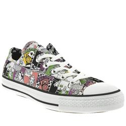 Converse Male All Star Comic Print Fabric Upper in Multi