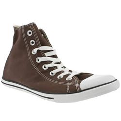 Male Slim Hi Fabric Upper in Brown