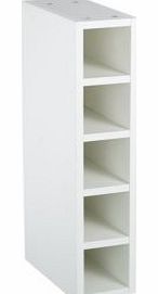 Matt White Wine Rack Cabinet