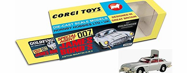 James Bond Aston Martin DB5 Silver Goldfinger 50th Anniversary CC04203