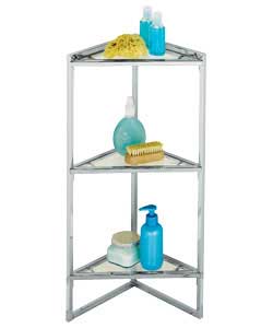 3 Tier Chrome Shelving Unit