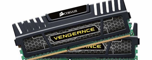 Corsair CMZ16GX3M2A1600C9 Vengeance 16GB (2x8GB) DDR3 1600 Mhz CL9 XMP Performance Desktop Memory Kit Black