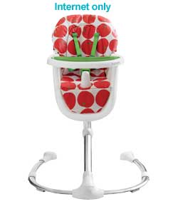 3 Sixty Highchair - Tomato