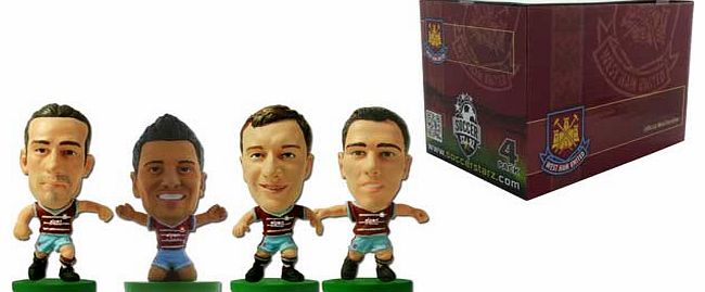 Soccerstarz West Ham 4 Pack Blister Box A