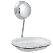 Twist and Lock Chrome Soap Dish