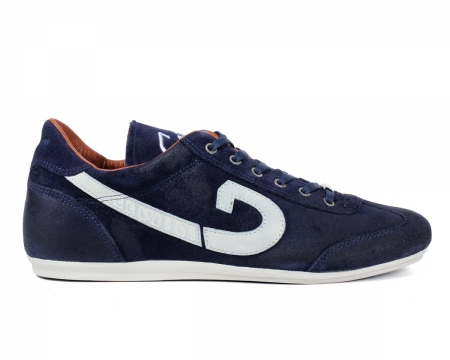 Vanenburg Evening Blue Suede Trainers