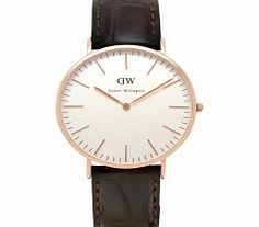 Daniel Wellington Mens Classic York 40mm Rose