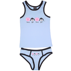 Boy Girl Underwear Set