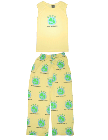 David and Goliath Peas On Earth Pyjama Set