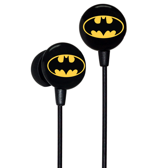 DC Comics Batman Logo Earphones