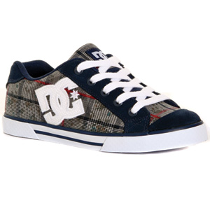 Chelsea Skate shoe - Navy/Plaid