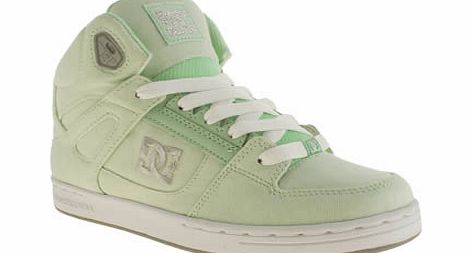 Dc Shoes light green rebound tx se girls youth