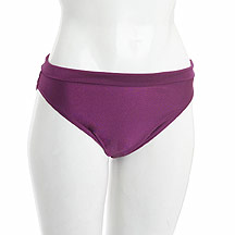 Plum fold waist bikini pants