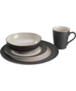 Denby 16-Piece Stoneware Catalina Dinner Set