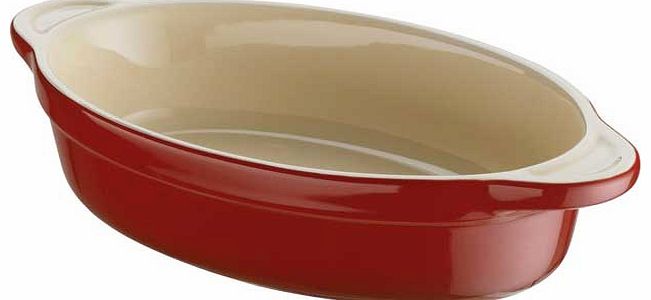 Denby Cherry Medium Oval Oven Dish