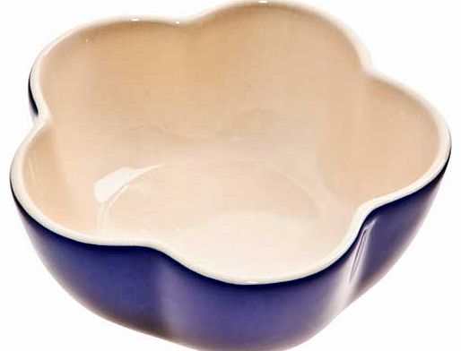 Denby Imperial Blue Flower Ramekin Dish