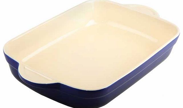 Denby Large Oblong Dish - Blue