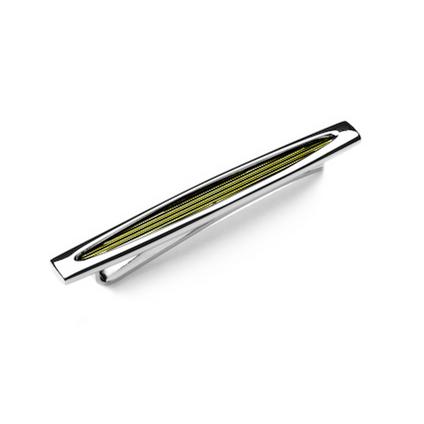 Green Skimm Stripe Tie Clip by